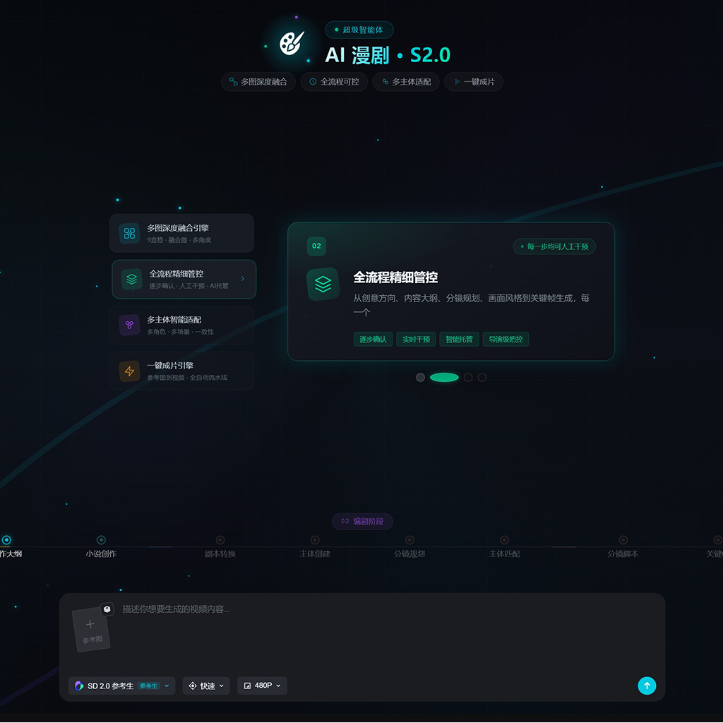 菁选灵创AI漫剧画面样例